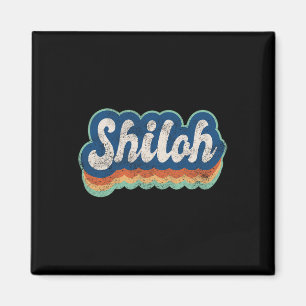 Aimant Shiloh Prénom Garçon Style Vintage les années 70 8