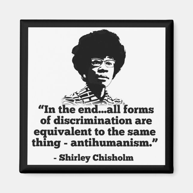 Aimant Shirley Chisholm (Devant)