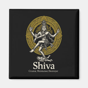 Aimant Shiva Créateur Préservateur Destructeur Nataraja H