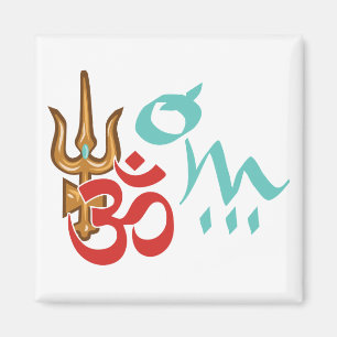 Aimant Shiva Trishula OM