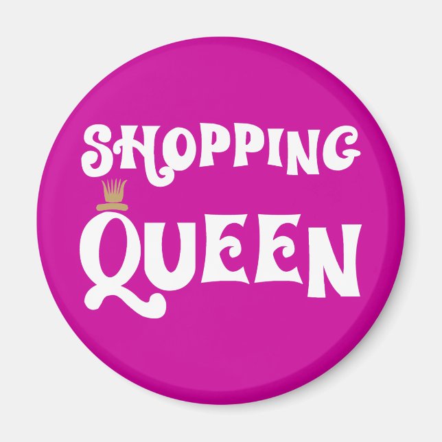 Aimant shopping queen (Devant)