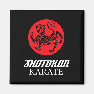 Aimant Shotokan Karate Tiger Graphisme Arts Martiaux T sh