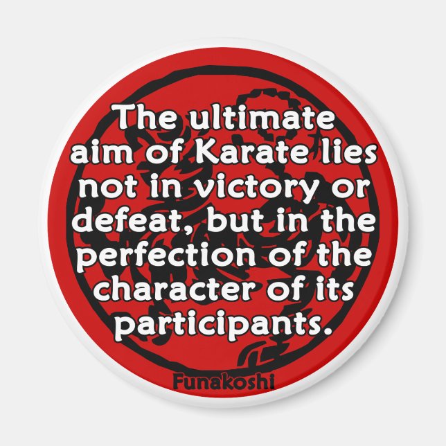 Aimant Shotokan - L'Objectif ultime (Devant)