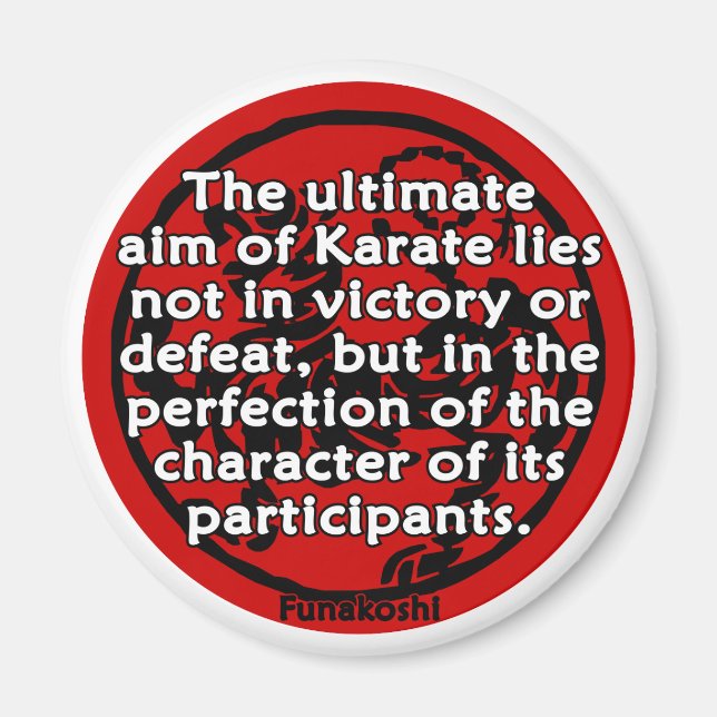 Aimant Shotokan - L'Objectif ultime (Devant)