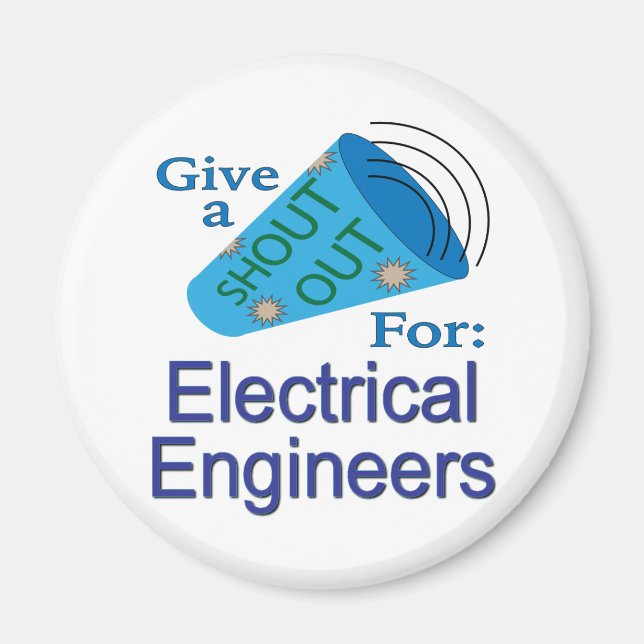 Aimant Shout Out for Electrical Engineers (Devant)