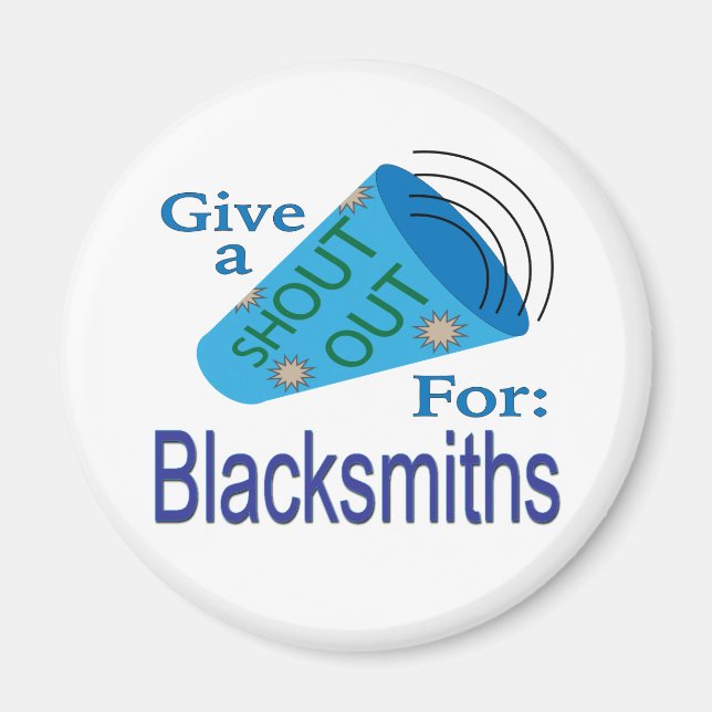 Aimant Shout Out pour Blacksmiths (Devant)