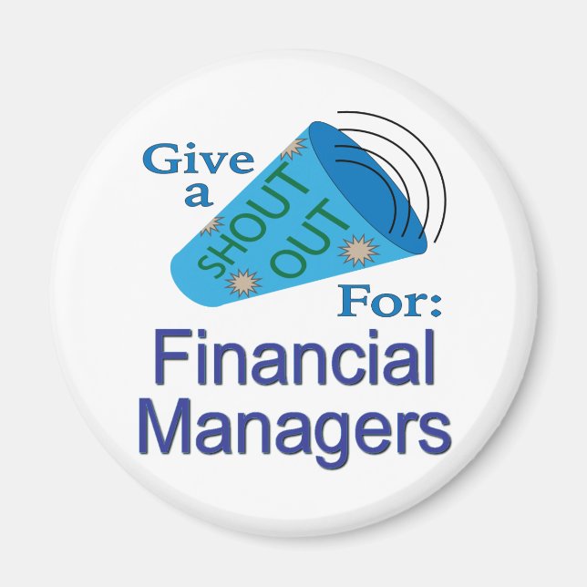 Aimant Shout Out pour les gestionnaires financiers (Devant)