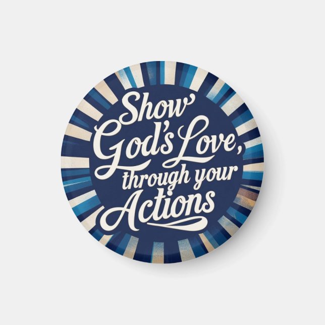 Aimant Show the world (Devant)