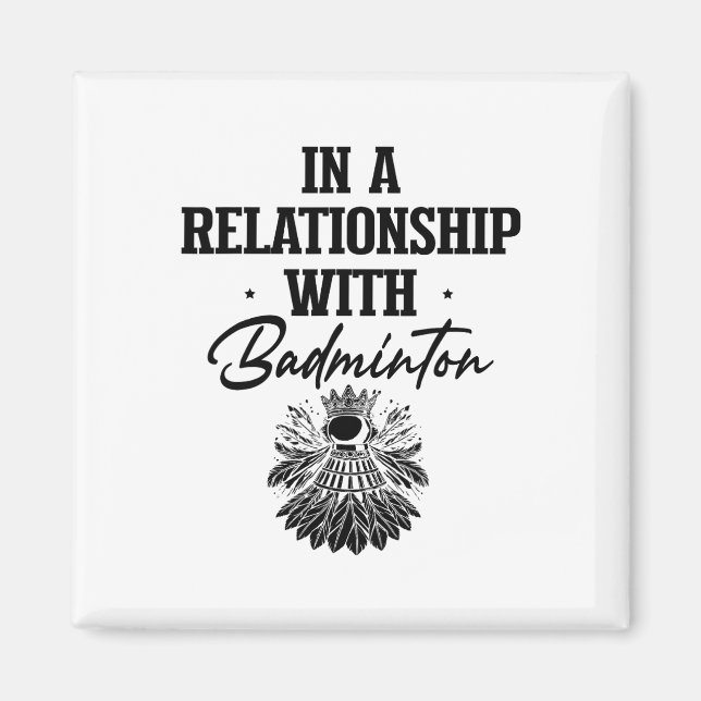 Aimant Shuttle Badminton Player Shuttle Racket 1 (Devant)