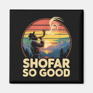 Aimant Si Bon Drôle Rosh Hashanah Fête Juive Sho Far