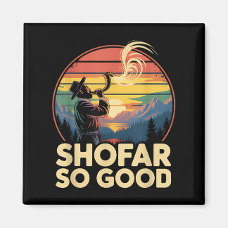 Aimant Si Bon Drôle Rosh Hashanah Fête Juive Sho Far