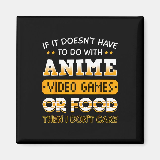 Aimant Si cela n'a rien à voir avec l'anime, le jeu vidéo (Devant)