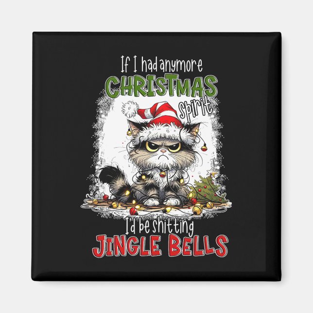 Aimant Si j'avais encore un esprit de Noël, je serais Tin (Devant)