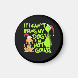 Aimant Si je ne peux pas emmener mon chien je ne vais pas