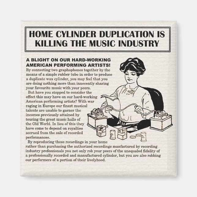 Aimant Si la RIAA existait en 1915 (Devant)