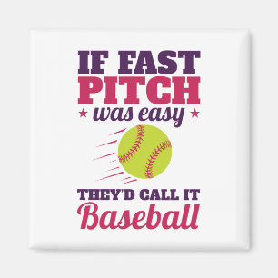 Aimant Si Le Pitch Rapide Était Facile Le Softball Rapide
