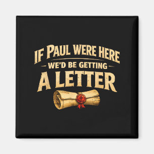 Aimant Si Paul ici reçoit une lettre drôle chrétien