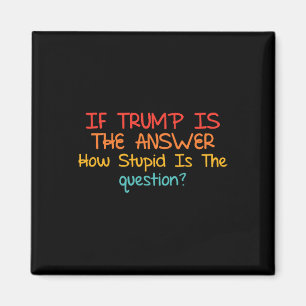 Aimant Si Trump est la réponse, à quel point la question