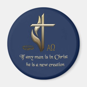 Aimant Si un homme est en Christ, il est une nouvelle cré