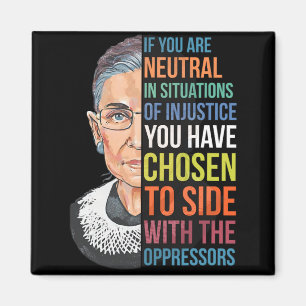 Aimant Si Vous Êtes Neutre Dans Des Situations D'Injustic