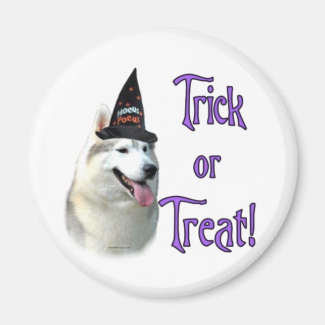 Aimant Sibérie Husky Trick (Devant)