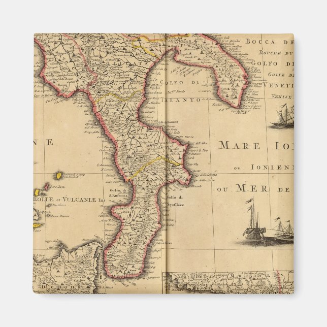 Aimant Sicile Italie (Devant)