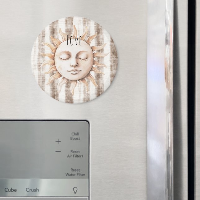 Aimant Sicily Cream Rustic Cream Sun Stripes (In situ (réfrigérateur))