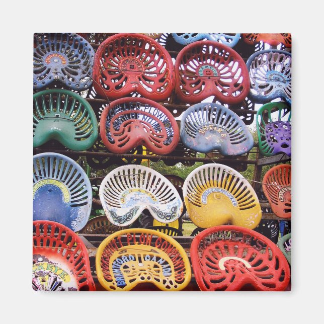 Aimant Sièges de tracteur au salon du tracteur (Devant)