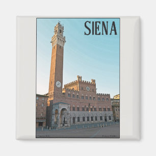 Aimant Sienne - matin de Palazzo Pubblico