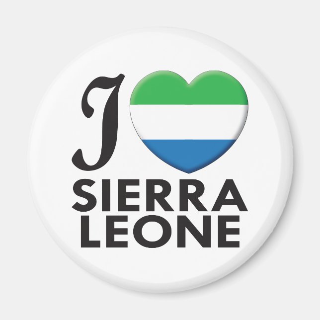 Aimant Sierra Leone Love (Devant)