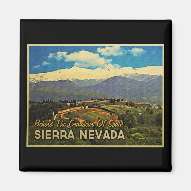 Aimant Sierra Nevada Espagne (Devant)