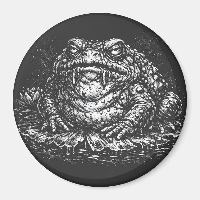 Aimant Sigil du Crapaud Hanté par BurnsInHell (Devant)