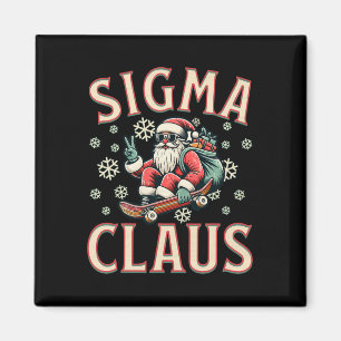 Aimant Sigma Claus Drôle de Père Noël Noël Meme Ados Garç
