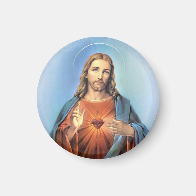 Aimant Signal de paix/Jésus (Devant)