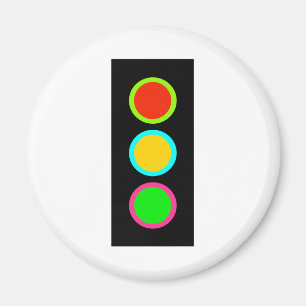 Aimant Signal de trafic Stop-Attention-Go Mod Stop Light 