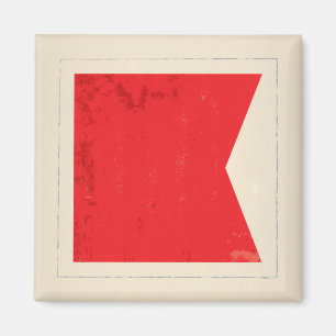 Aimant Signal lettre nautique "B"