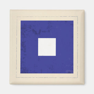 Aimant Signal lettre nautique "P"