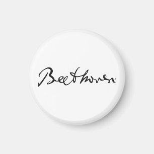 Aimant signature autographe de Ludwig van Beethoven class