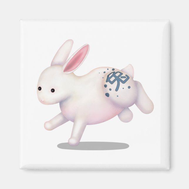 Aimant SIGNE D'Astrologie Chinoise Zodiac Rabbit (Devant)