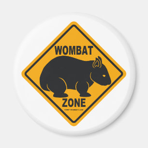 Aimant SIGNE DE LA ZONE Wombat