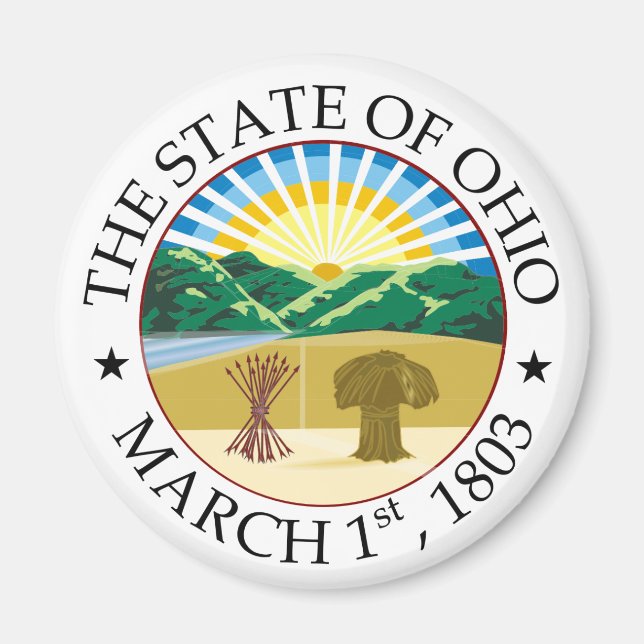 Aimant signe de l'Ohio (Devant)