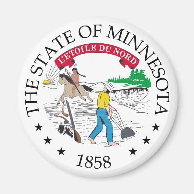 Aimant Signe du Minnesota (Devant)
