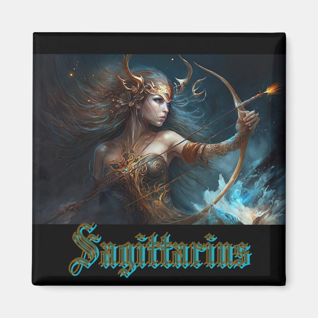 Aimant Signe du zodiaque Sagittaire (Devant)