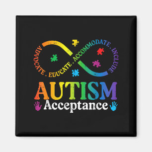 Aimant Signe infini de l'autisme asd sensibilisation acce