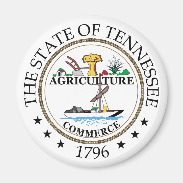 Aimant signe Tennessee (Devant)