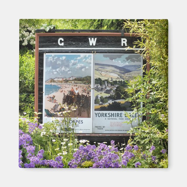 Aimant SIGNES DE LA GARE vintage (Devant)