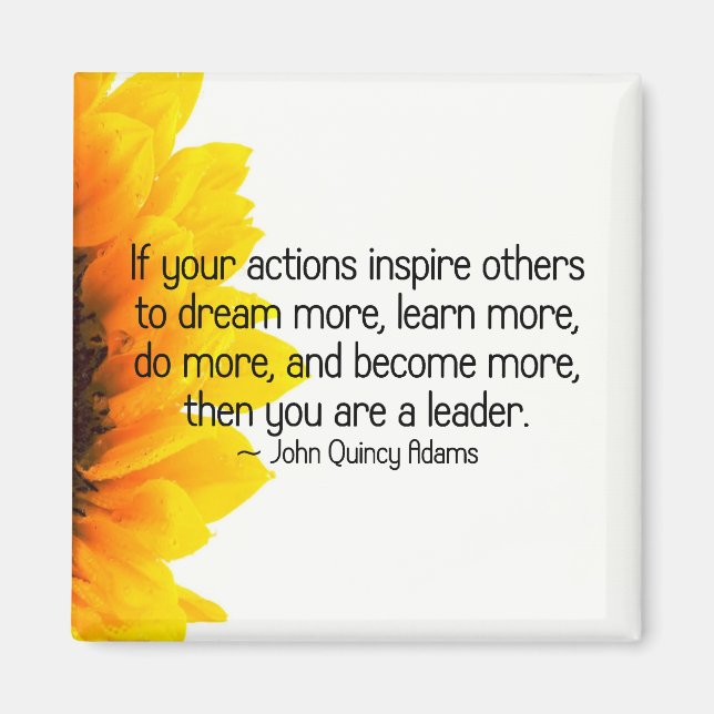 Aimant Signes d'un vrai leader (Devant)