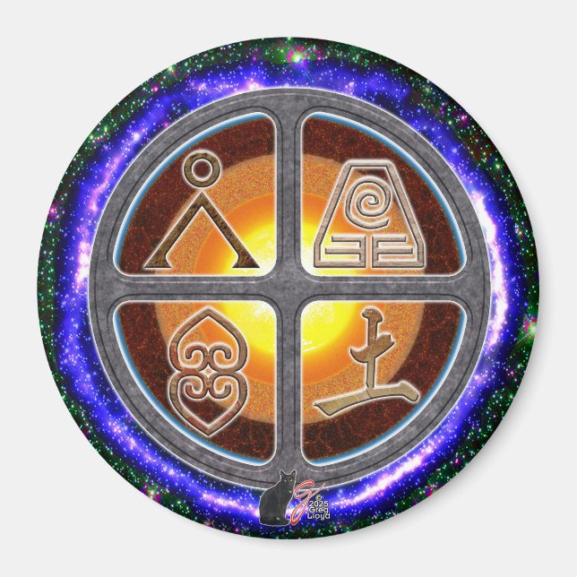 Aimant Signes terrestres (Devant)