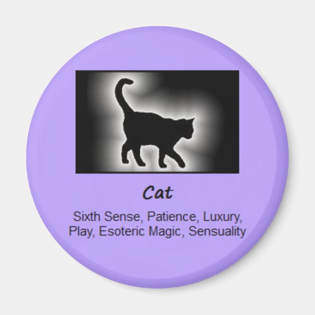 Aimant Signification de l'esprit animal totem du chat (Devant)