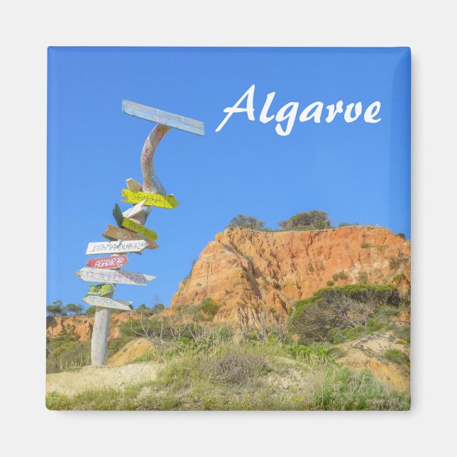 Aimant Signpost Algarve au Portugal (Devant)